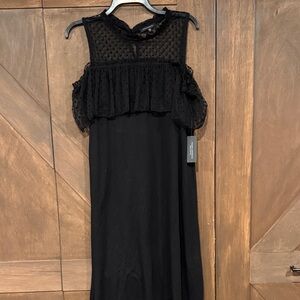 Elegant Black Lace Dress